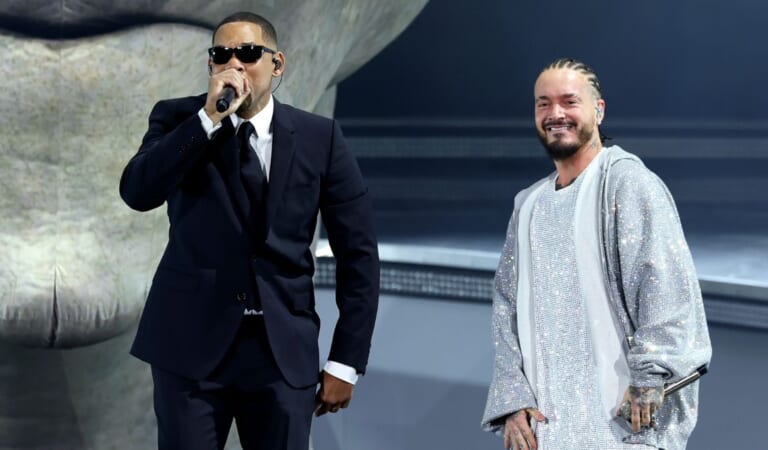 Will Smith Joins J Balvin at Coachella to Perform “Men in Black”: Watch